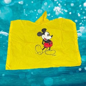 Vintage Disney Mickey Mouse Poncho from late 80s Size Adult